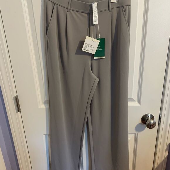 HALARA Size Medium Gray Regular Fit Pants - Picture 3 of 8